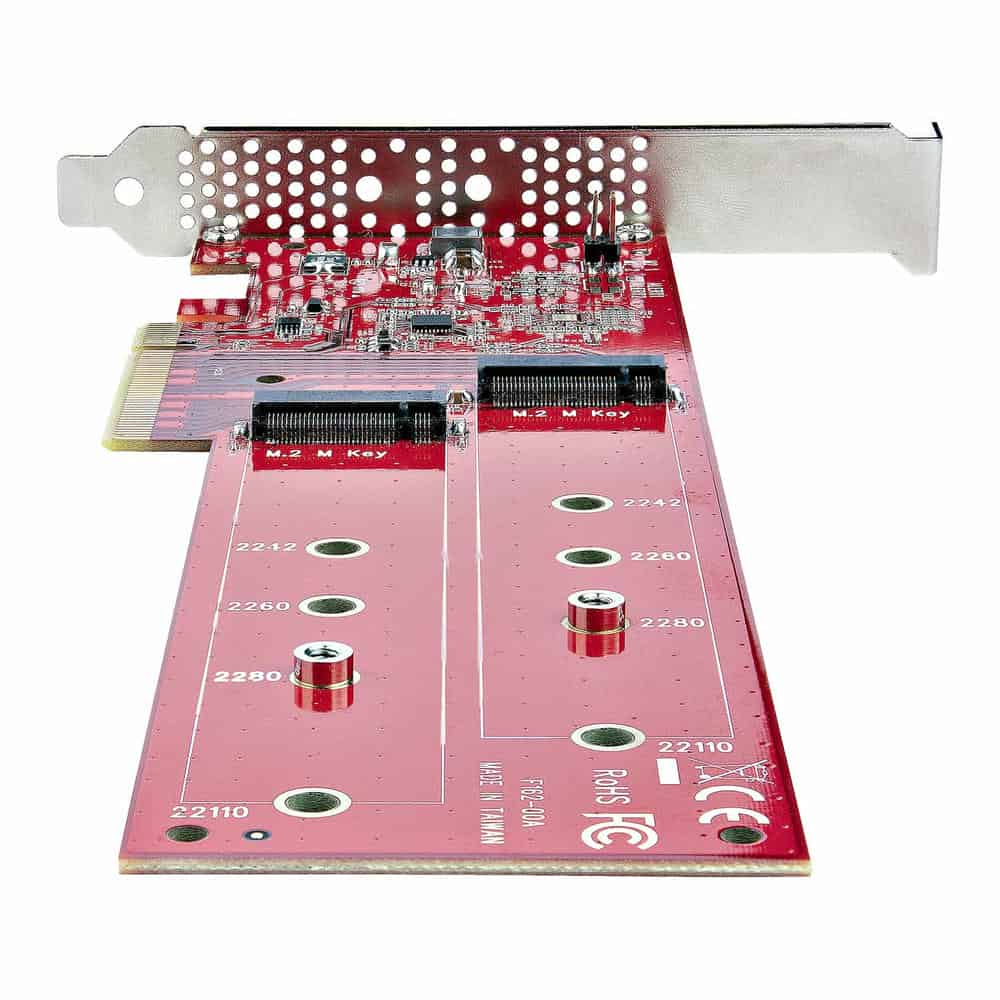 (image for) StarTech.com Dual M.2 PCIe SSD Adapter Card